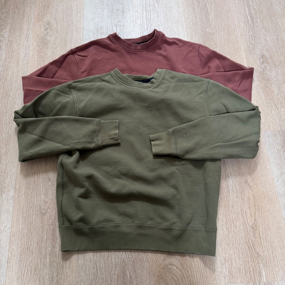 Adidas‎ Pharrell Williams Humanrace Sweatshirt Blank Mens L Maroon Green Bundle - Picture 2 of 13